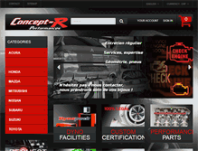 Tablet Screenshot of concept-r-performances.com